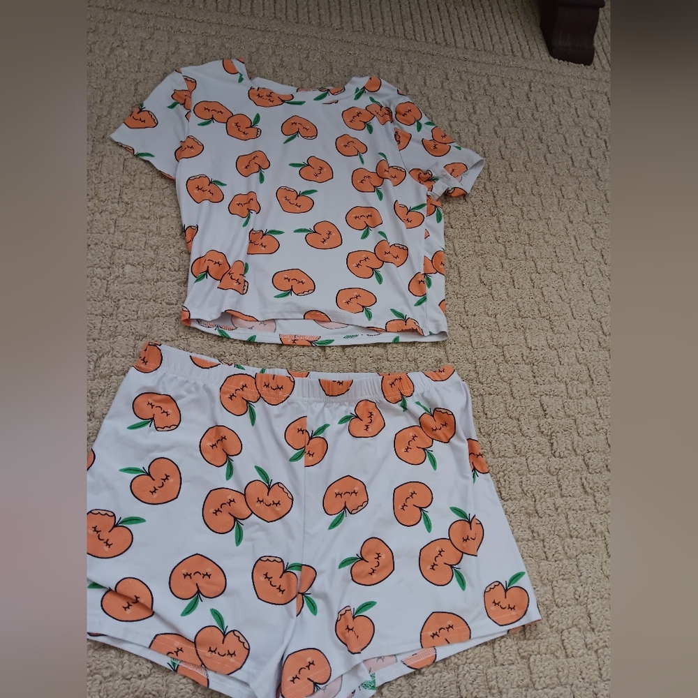 Peach Pajama Set